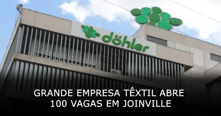 Grande empresa têxtil abre 100 vagas de emprego em Joinville