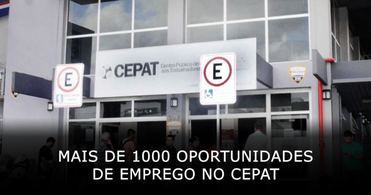Joinville esta com mais de 1000 oportunidades de emprego no CEPAT