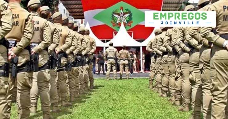 PM-SC esta com 60 oportunidades temporárias para agentes em Joinville; confira o guia de inscrição